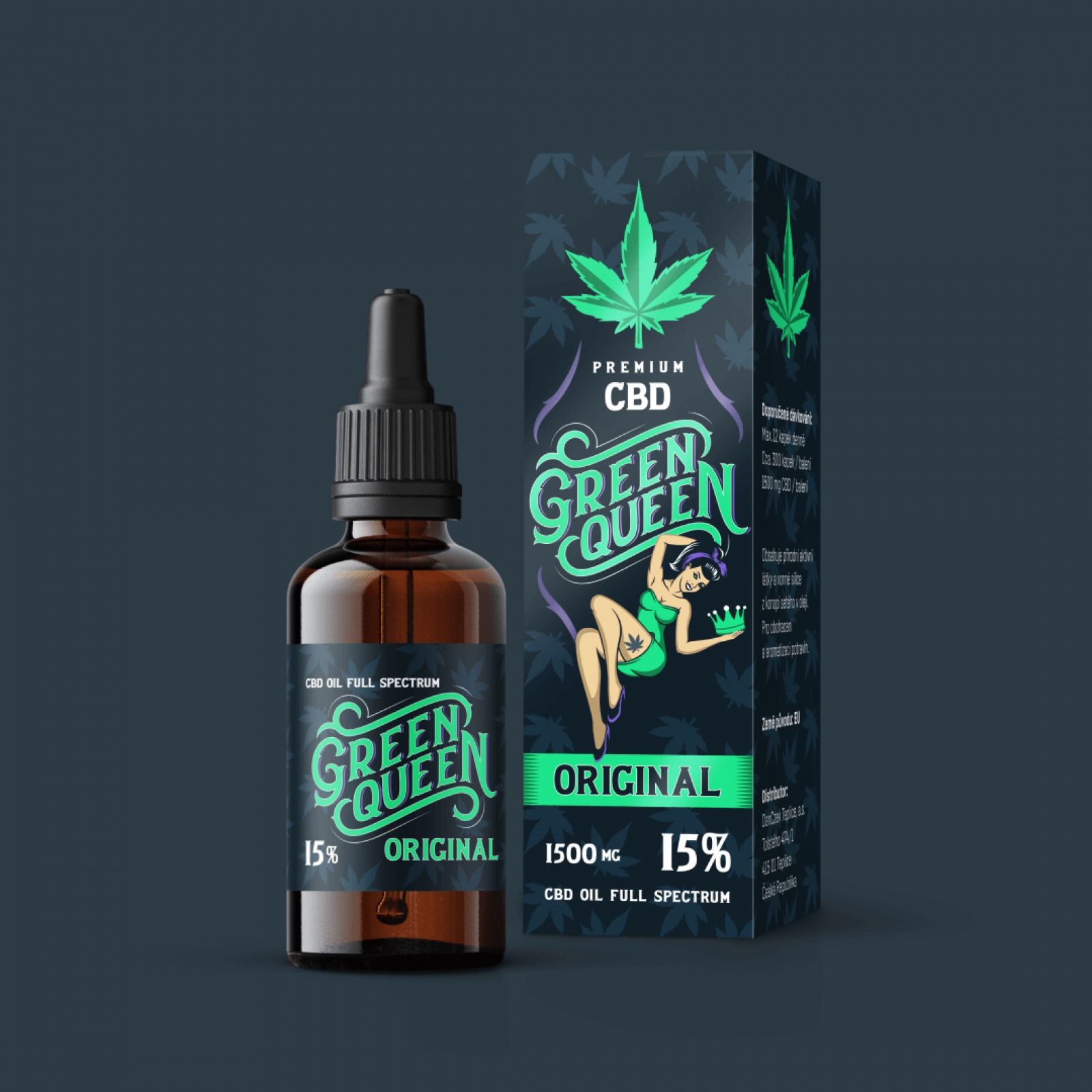 CBD olej Green Queen Oil Original