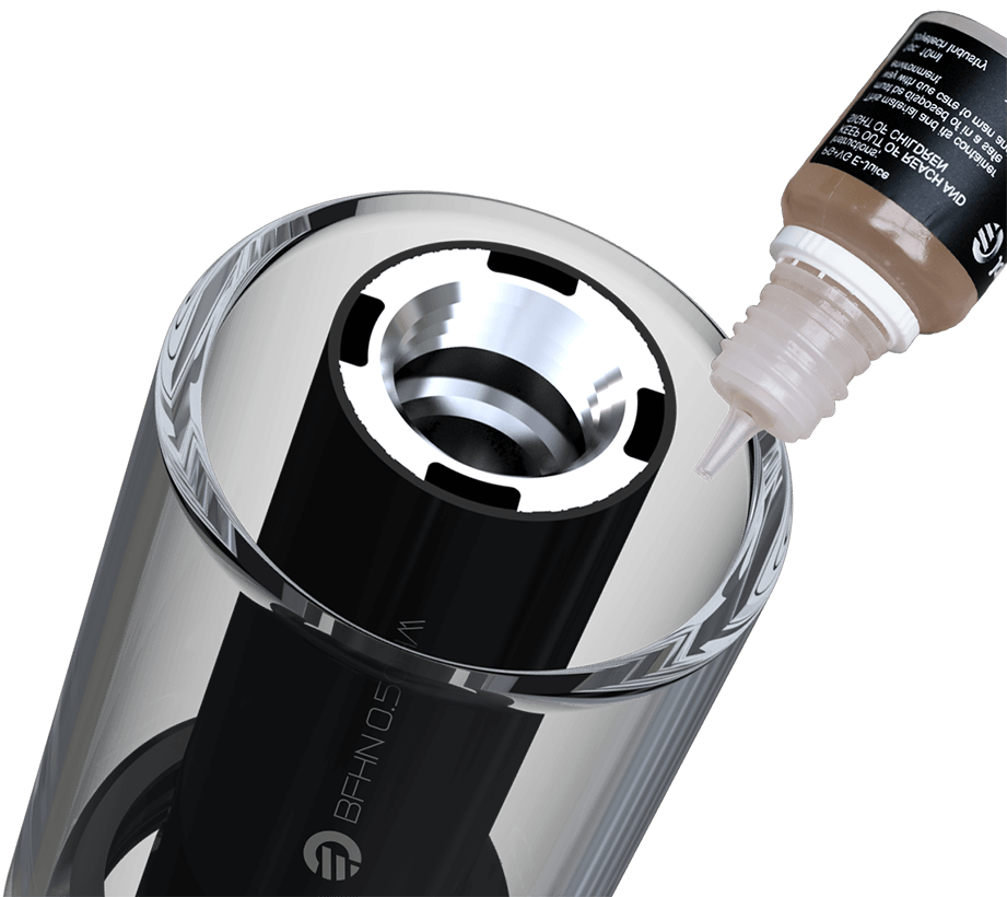 Joyetech eGo AIO plnění e-liquidu